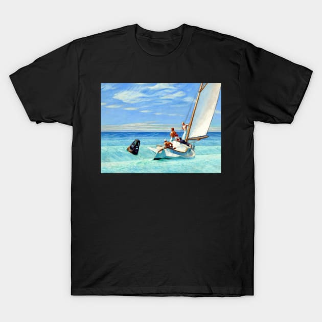 High Resolution Edward Hopper Ground Swell 1939 T-Shirt by tiokvadrat